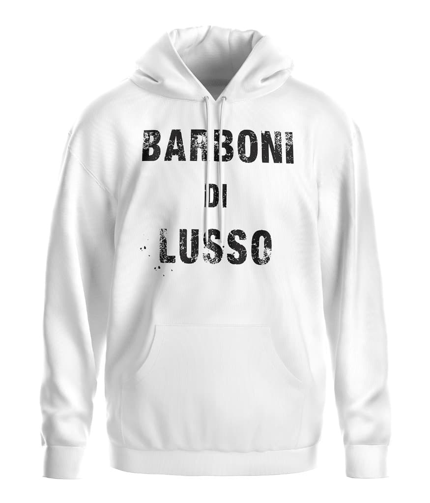 Felpa BARBONI DI LUSSO — Bianca